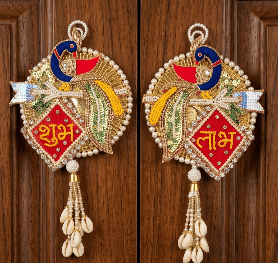 Royal Peacock Shubh Labh Hanging 