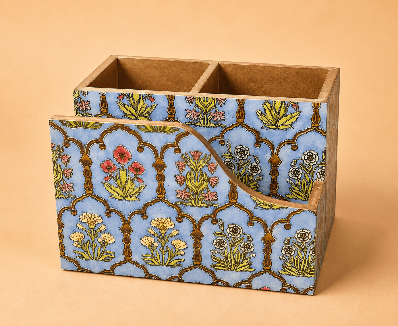 Cutlery Napkin Holder.  6"L*4.5"B*4"H